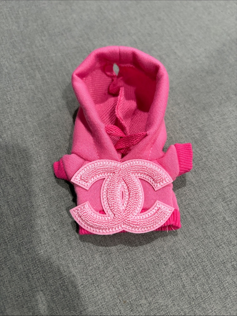 Labubu or Small Doll Chanel Pink Hoodie